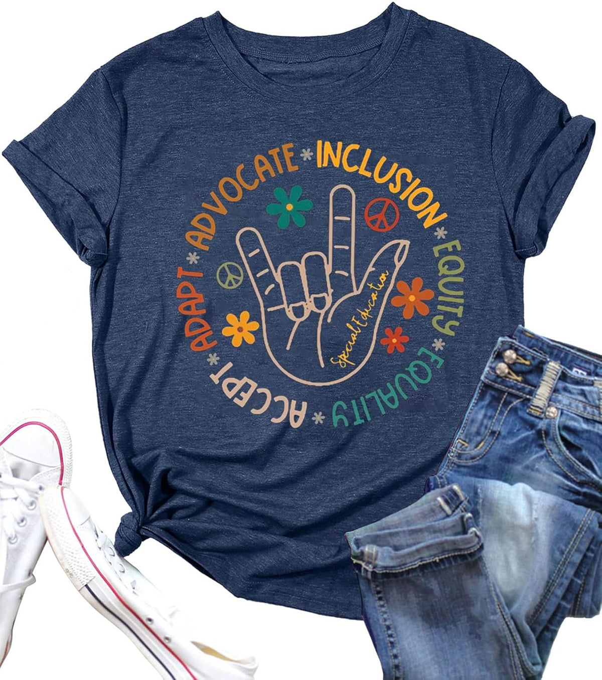 Teacher Shirt ABC Alphabet Elemeno Women Letter Print Graphic Tee Tops Teachers Gift Student T-Shirt Blouse