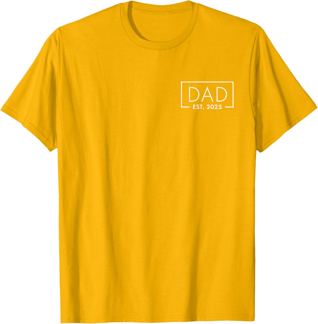 Birth Gift Co. Funny 1st Time Dad EST 2025 New Dad New First Fathers Day