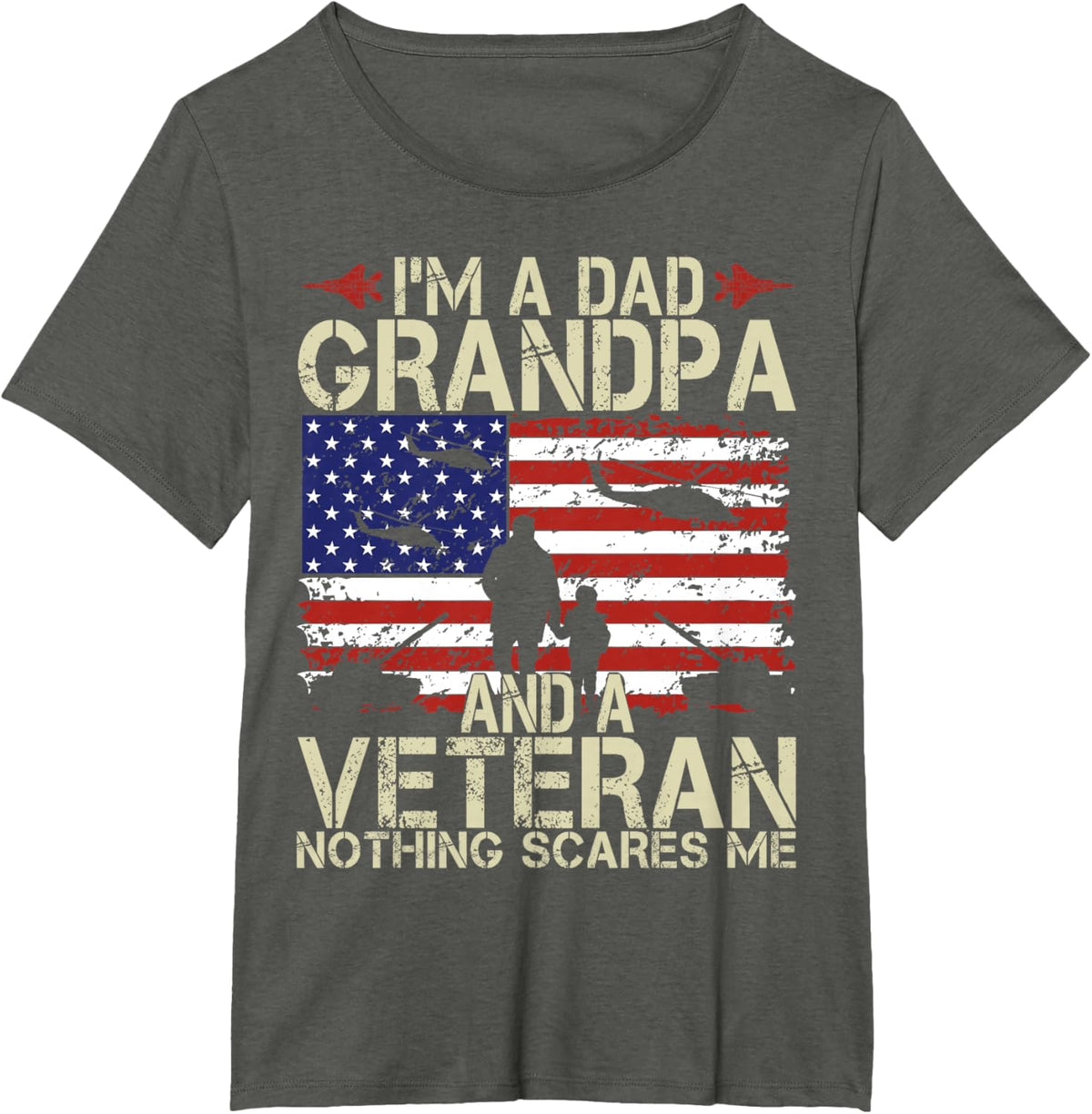 I'm A Dad Grandpa And Veteran Fathers Day Papa Grandpa Gifts