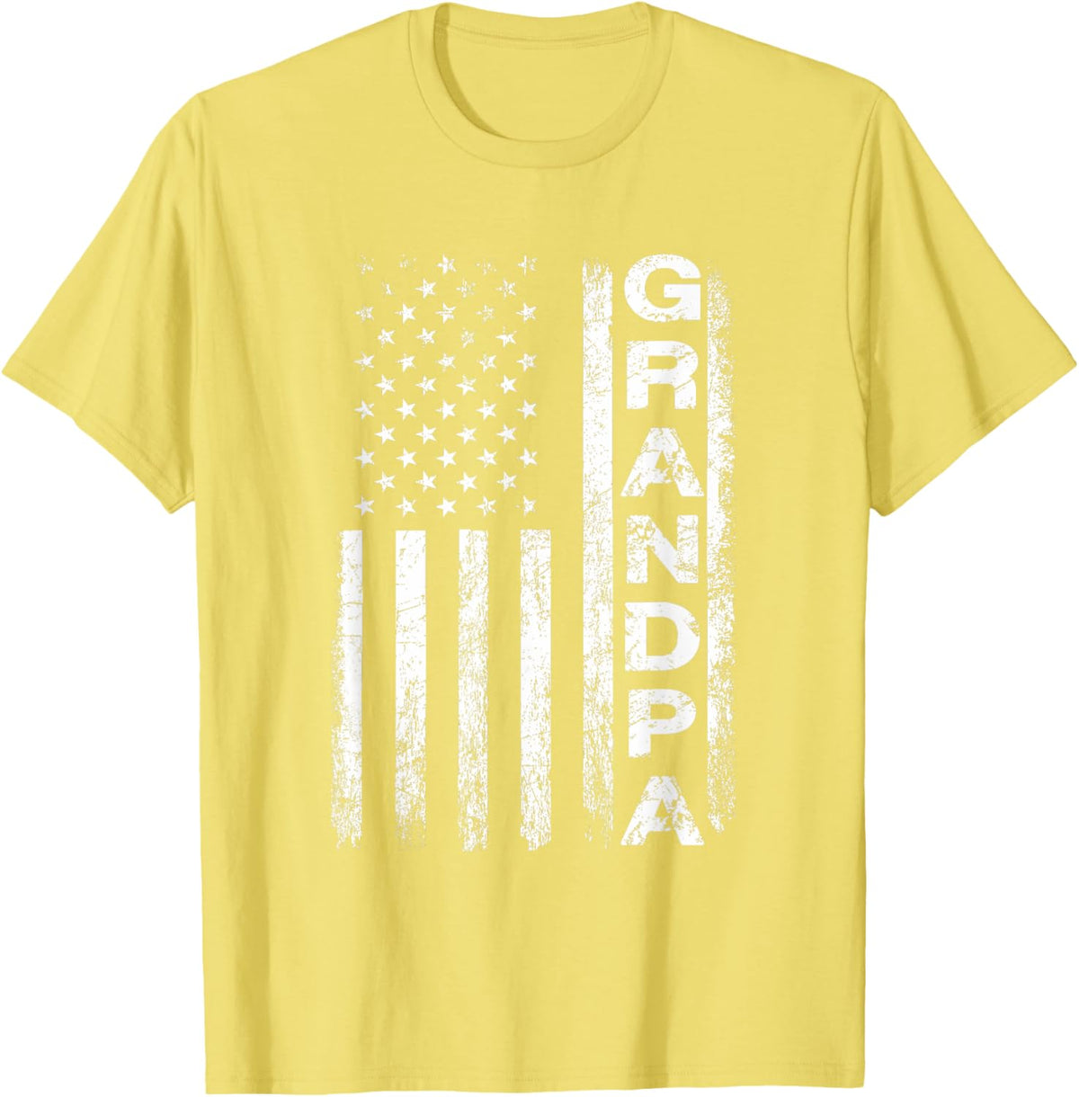 Grandpa Vintage American Flag Father's Day 4th of July Papa