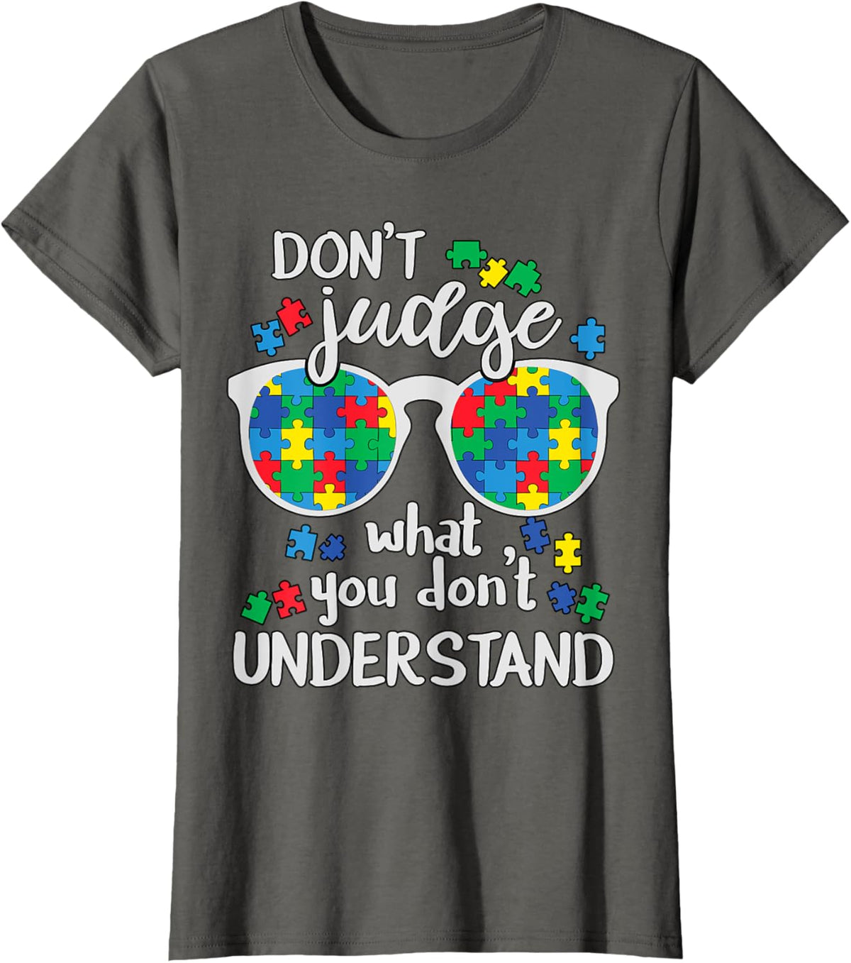Don't Judge Understand Love Autistic Kids Autism Awareness