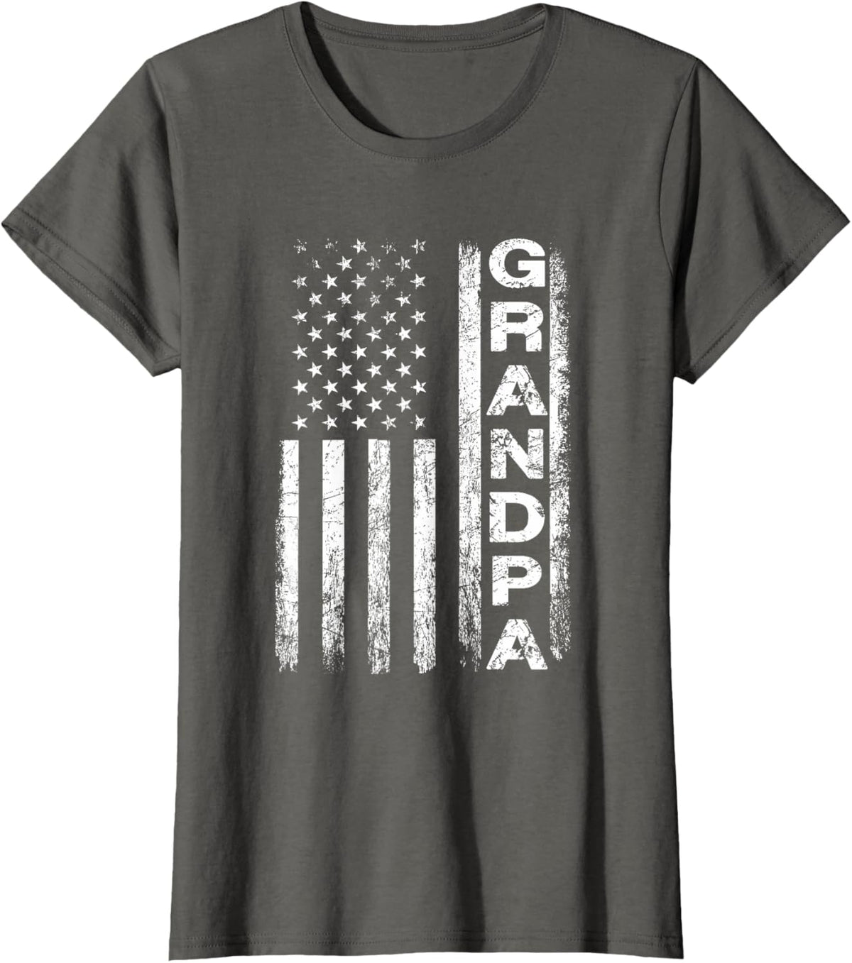 Grandpa Vintage American Flag Father's Day 4th of July Papa