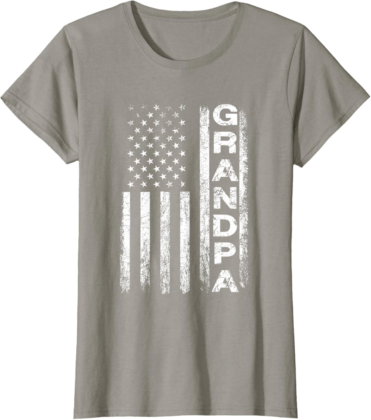 Grandpa Vintage American Flag Father's Day 4th of July Papa