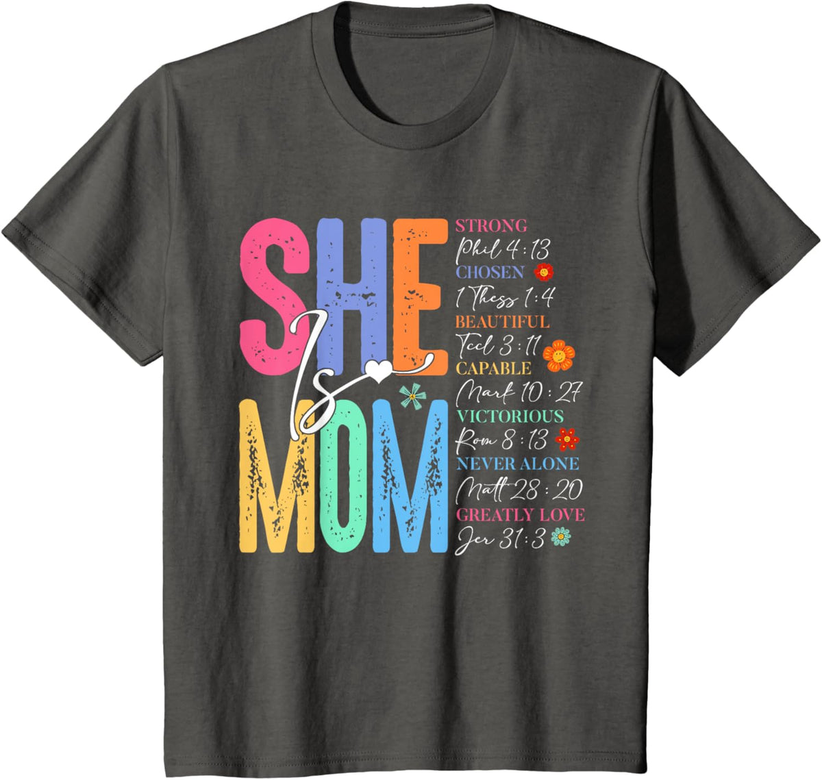 She Is Mom Christian Mother's Day Jesus Mama Religious Women