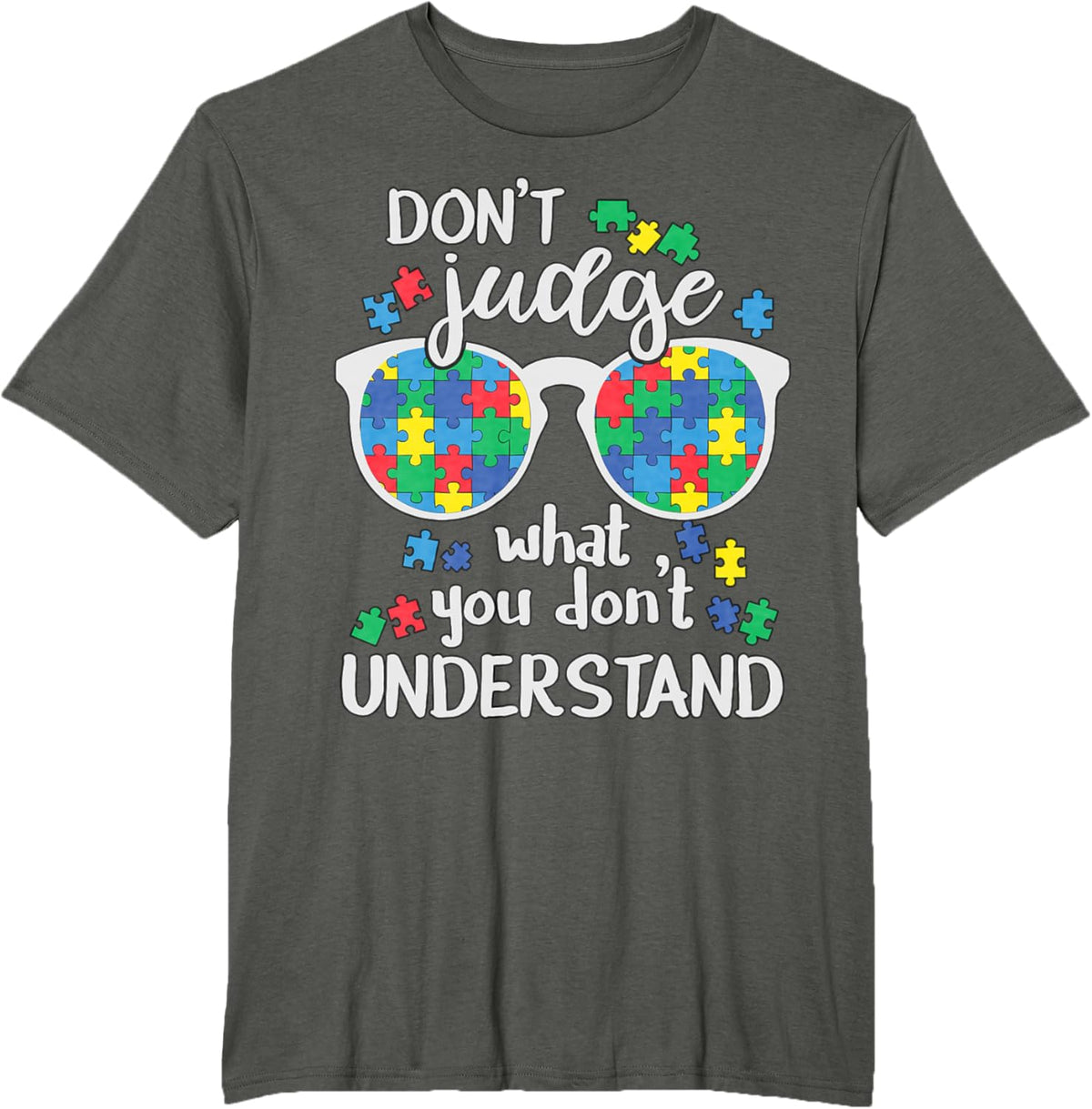 Don't Judge Understand Love Autistic Kids Autism Awareness