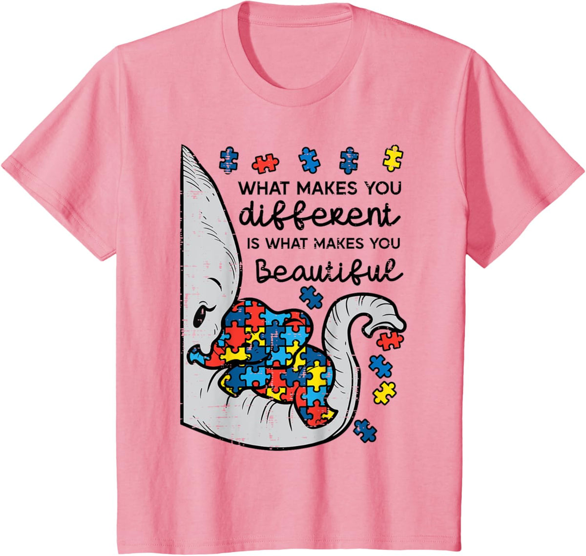 What Makes You Different Beautiful Elephant Autism Awareness