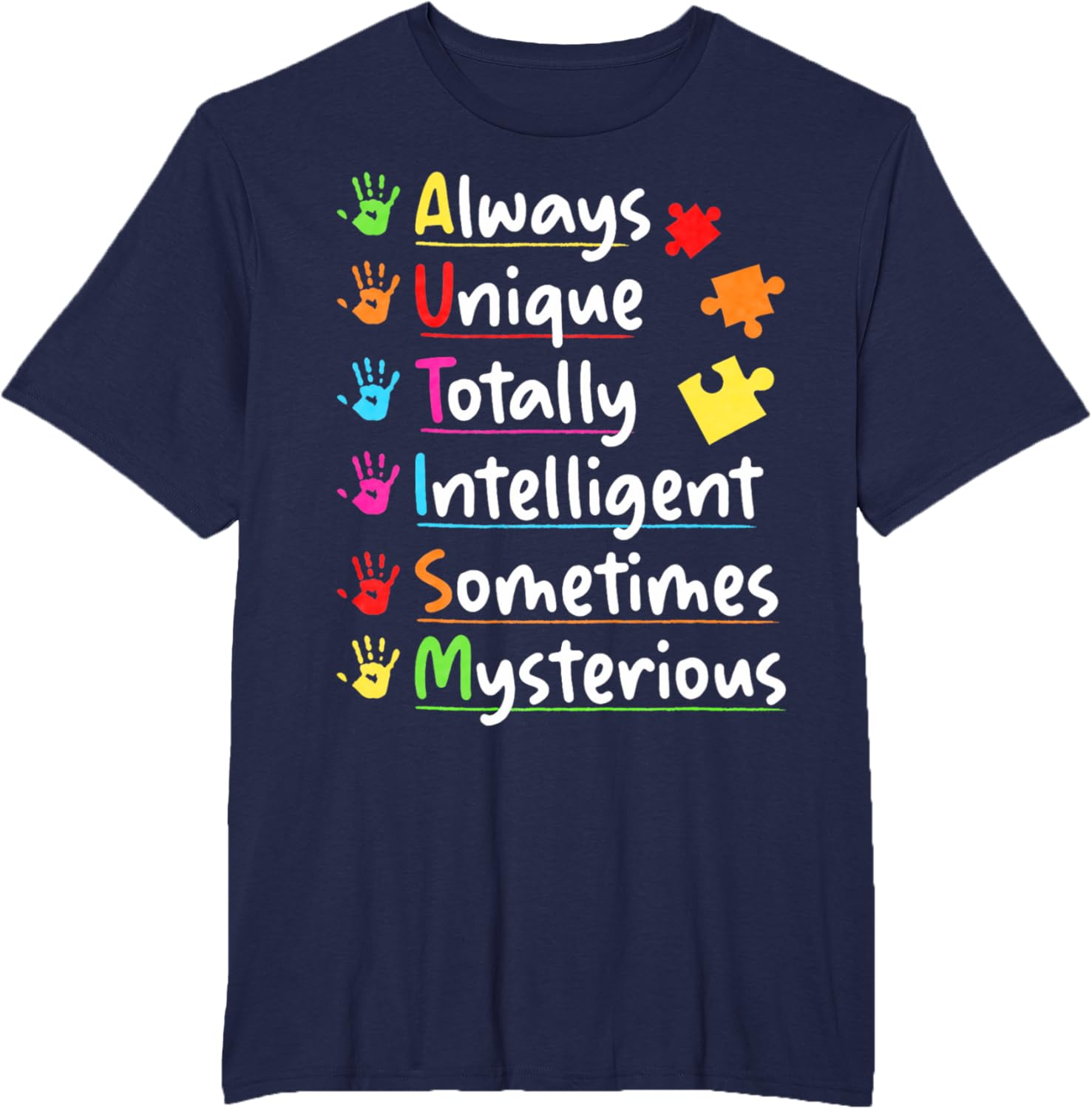 Always Unique Autism Awareness Totally Intelligent Kids